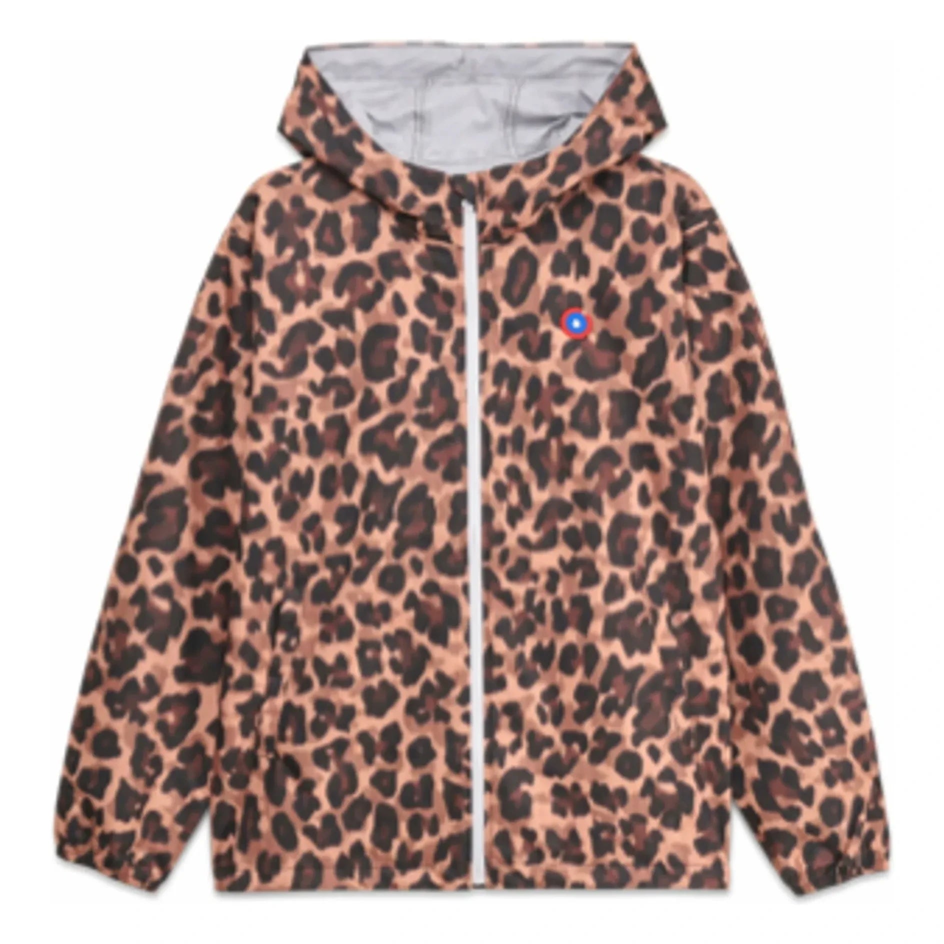 Flotte - Cortavientos impermeable Bastille Leopard de fibras recicladas | Marrón