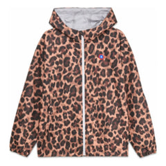 Flotte - Cortavientos impermeable Bastille Leopard de fibras recicladas | Marrón