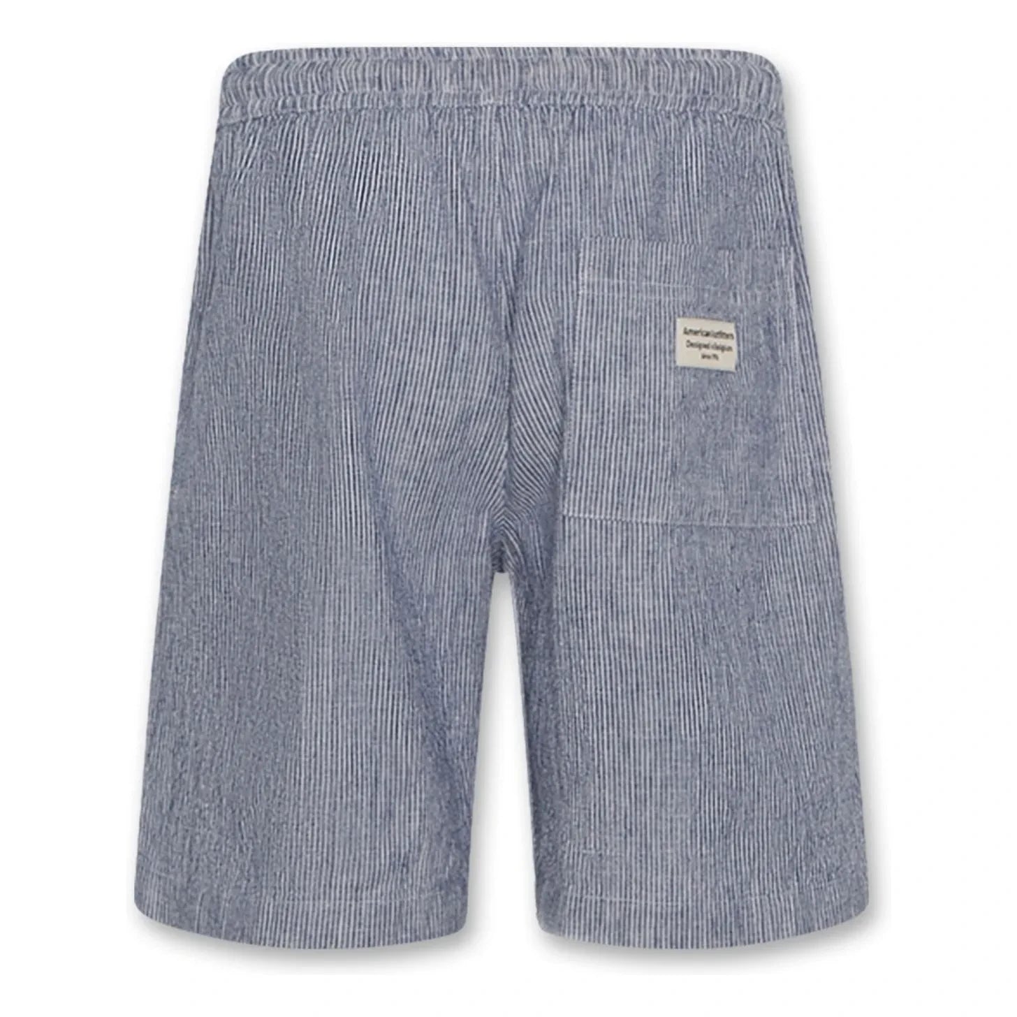 AO76 - Pantalones cortos de lino a rayas Lego | Azul