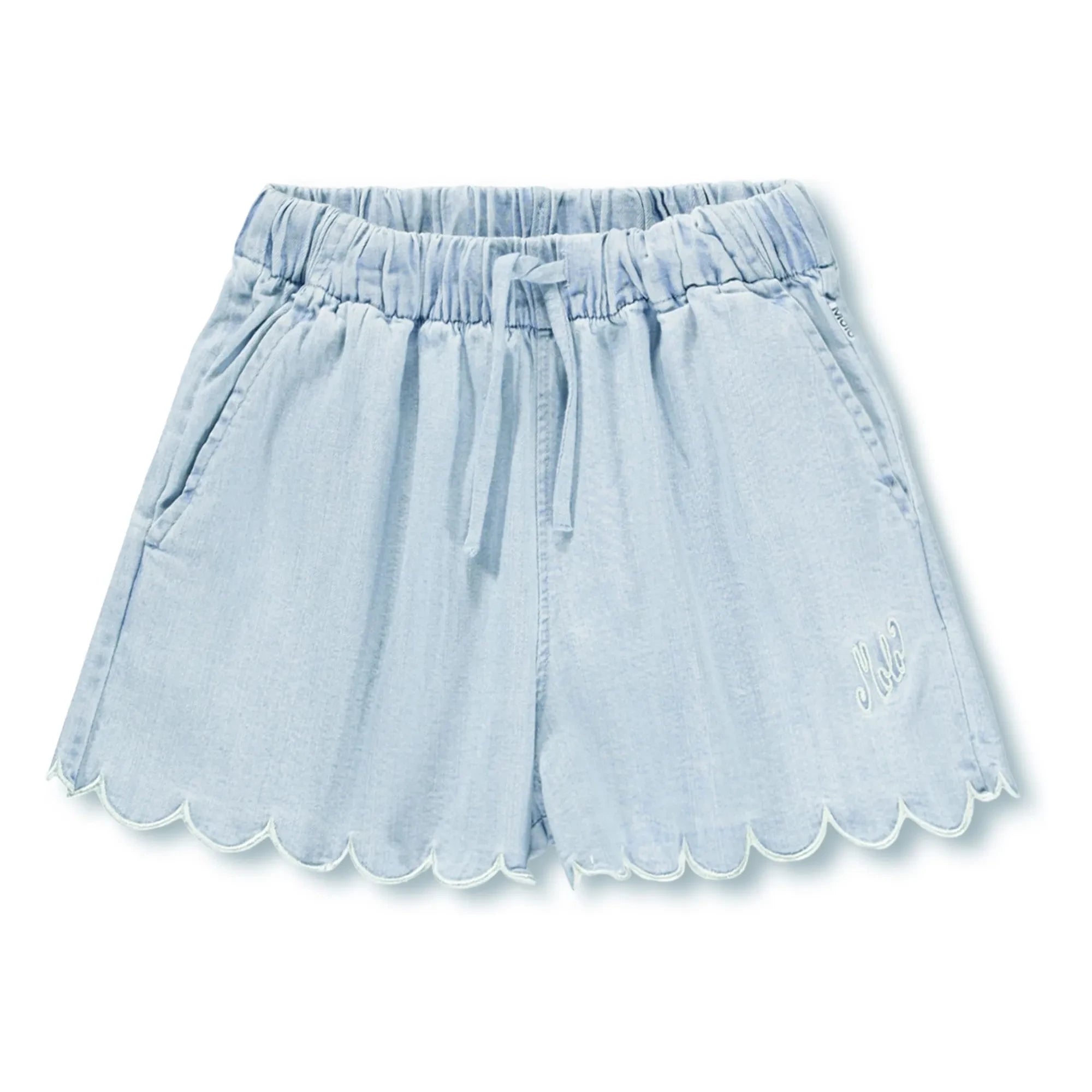 Molo - Shorts Addie de algodón orgánico | Azul claro