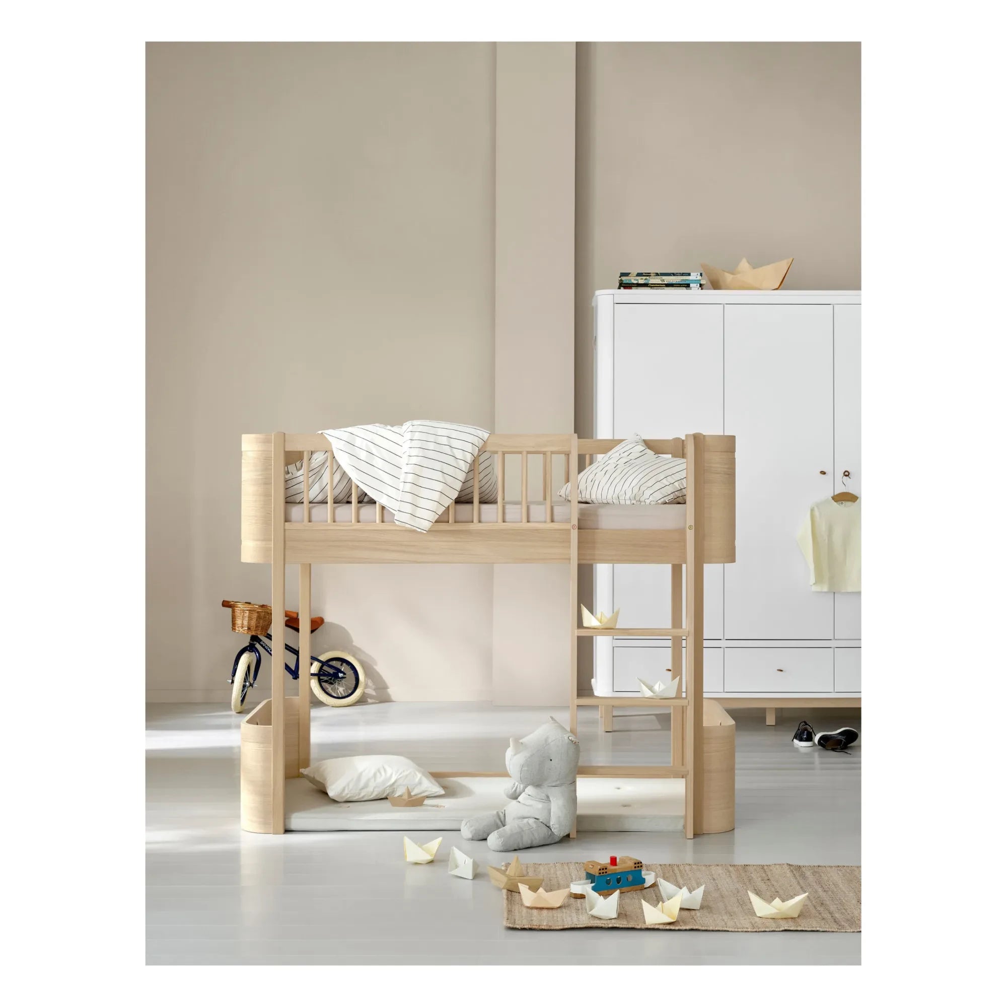 Oliver Furniture - Wood Mini+ cama alta | Roble