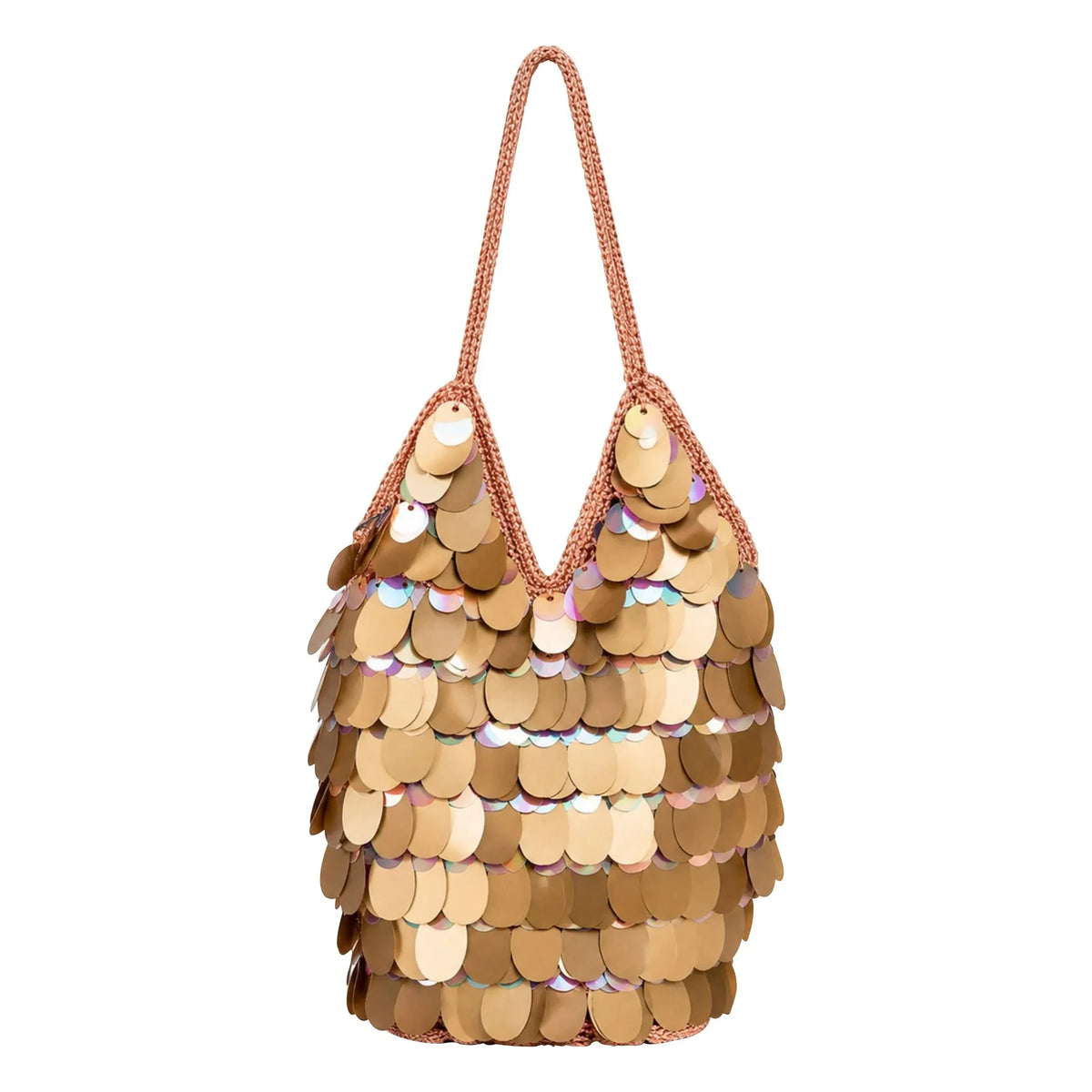 Nadia Dafri - Berna Bolso Grande con Lentejuelas | Marrón