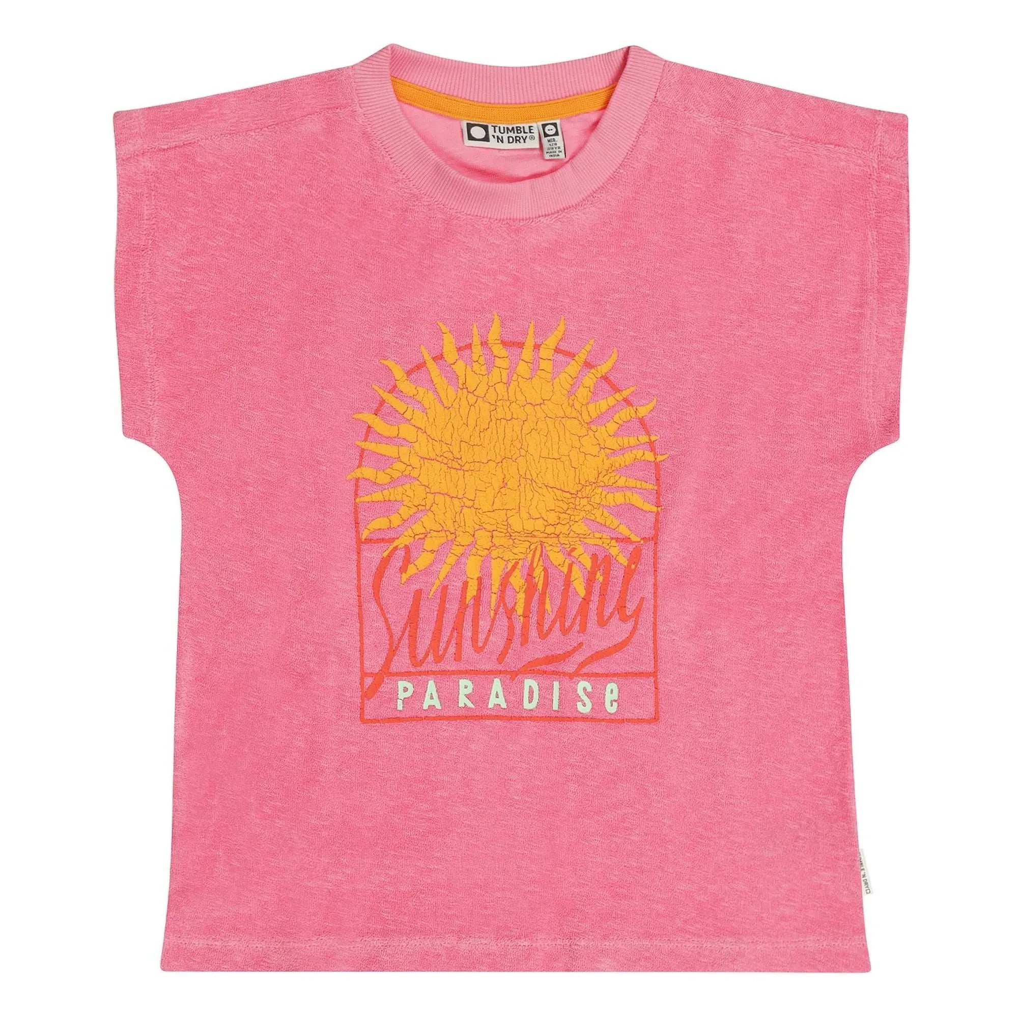 Tumble N'Dry - Anapolis camiseta de toalla de algodón orgánico | Rosa