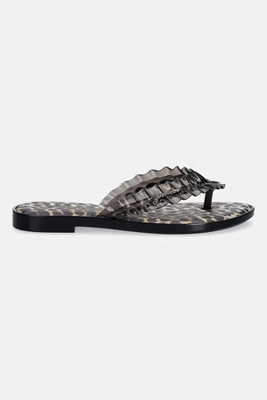 Melissa sandalia de mujer tipo chancla FLIP FLOP SLIM + GANNI AD