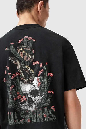 Camiseta Oversize de Algodón para Hombre AllSaints CACTI