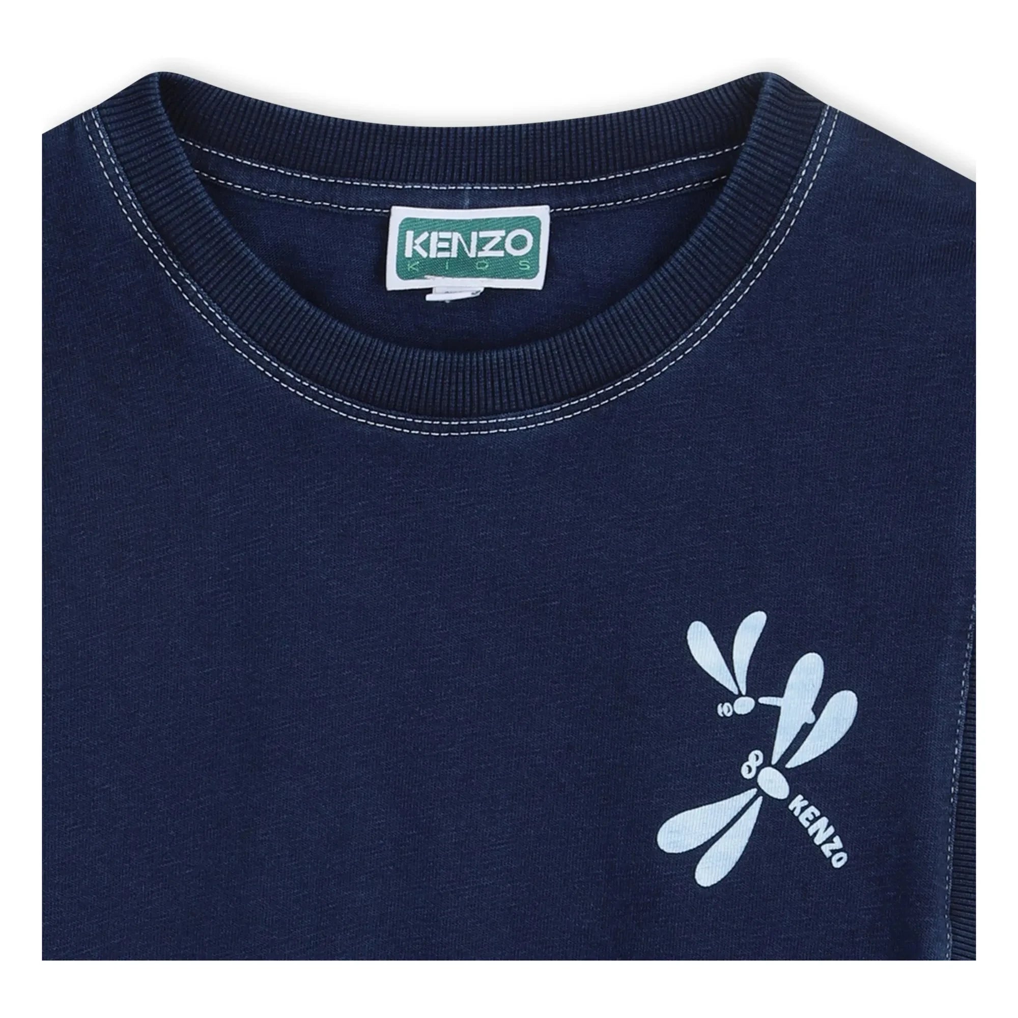 Kenzo - Top Kenzo Garden Libellule | Azul Oscuro