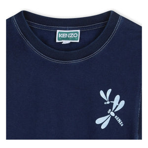 Kenzo - Top Kenzo Garden Libellule | Azul Oscuro