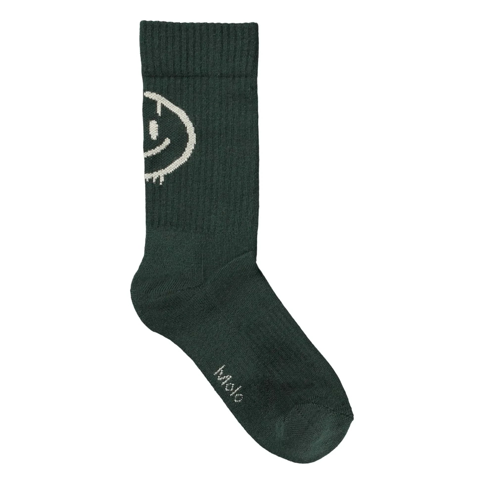 Molo - Set de 2 calcetines Norman Smiley | Verde