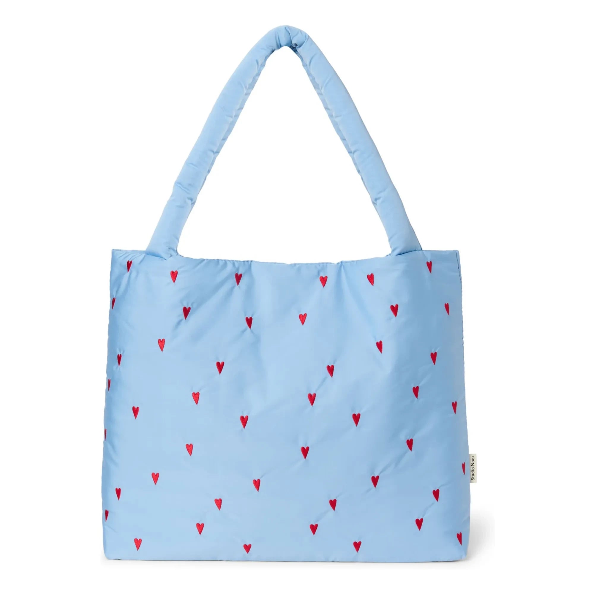 Studio Noos - Bolso de mamá Puffy Hearts | Azul claro