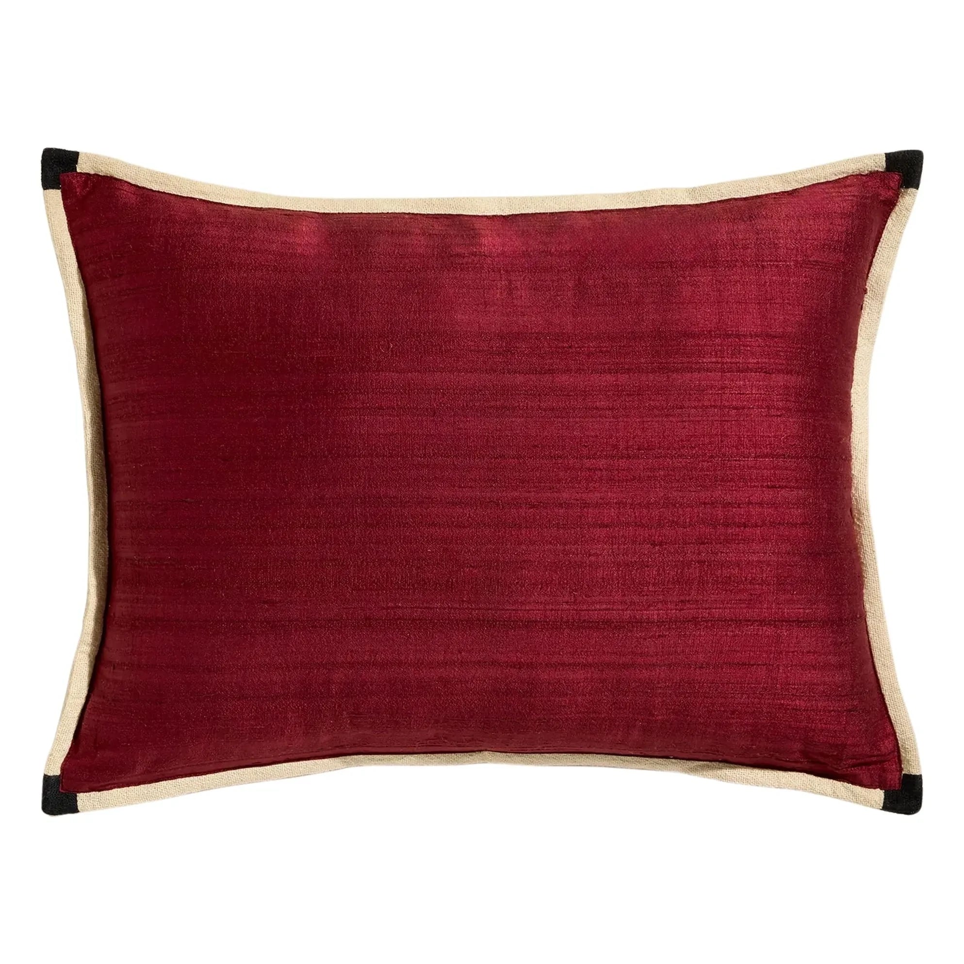 Maison Sarah Lavoine - Cojín de seda Séquence | Rojo