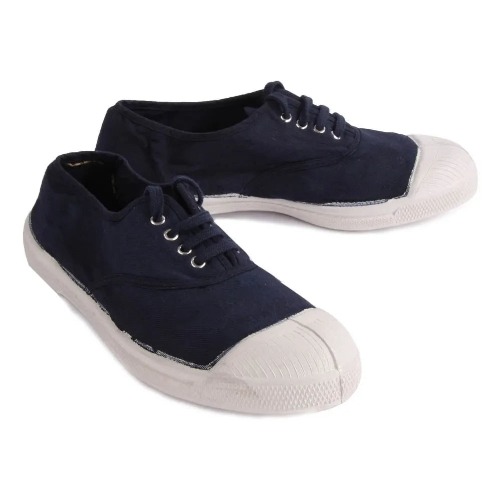 Bensimon - Zapatillas de tenis con cordones | Azul marino