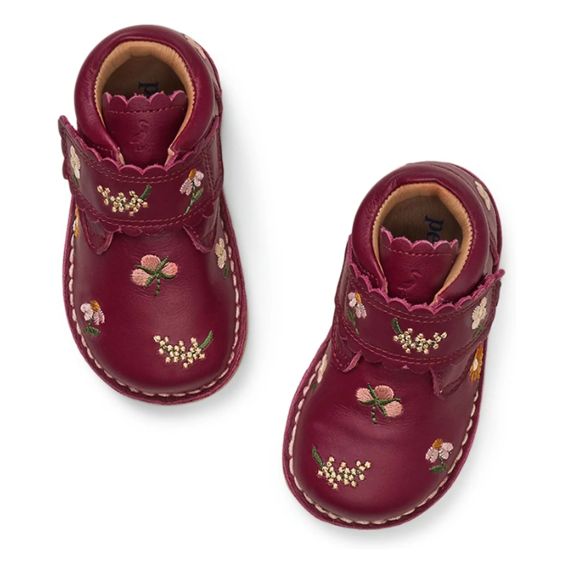 Petit Nord - Botines gofrados con diseño floral - Colección Uniqua | Framboise