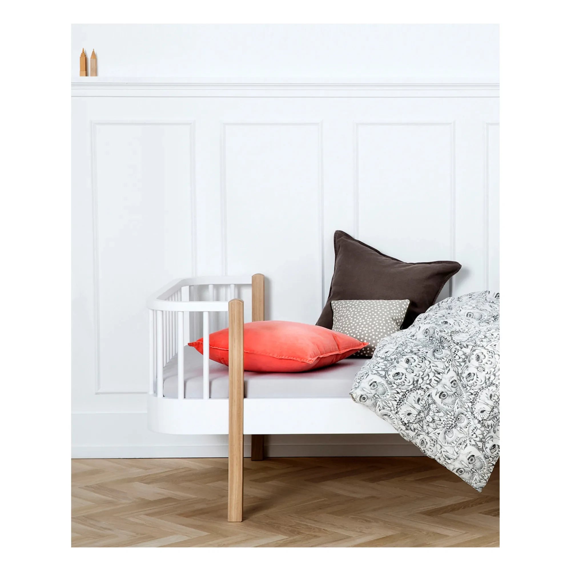 Oliver Furniture - Cama de Roble Madera 90x200cm