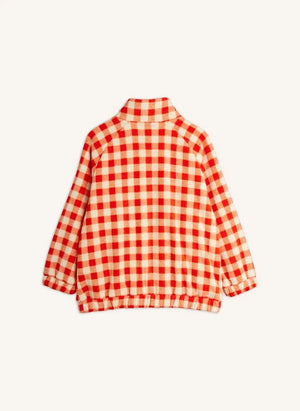 Mini Rodini - Gingham sweatshirt | Kırmızı