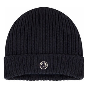 Petit Bateau - Gorro de punto con logo | Azul marino