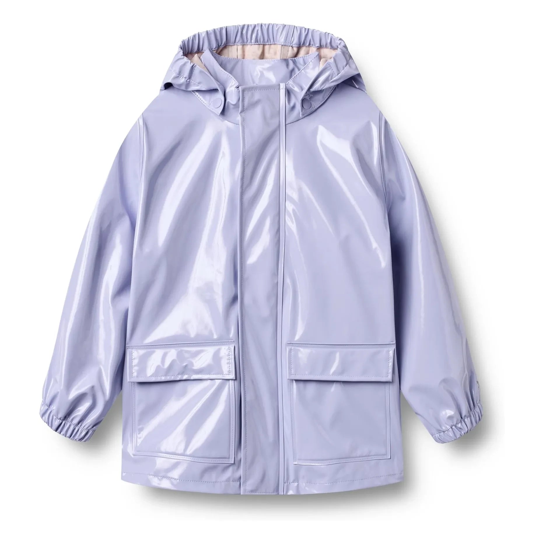 Chaqueta impermeable de fibra reciclada Ollo Waxed de Wheat | Lila