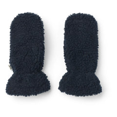Liewood - Guantes Grethe de efecto piel, material reciclado | Azul marino