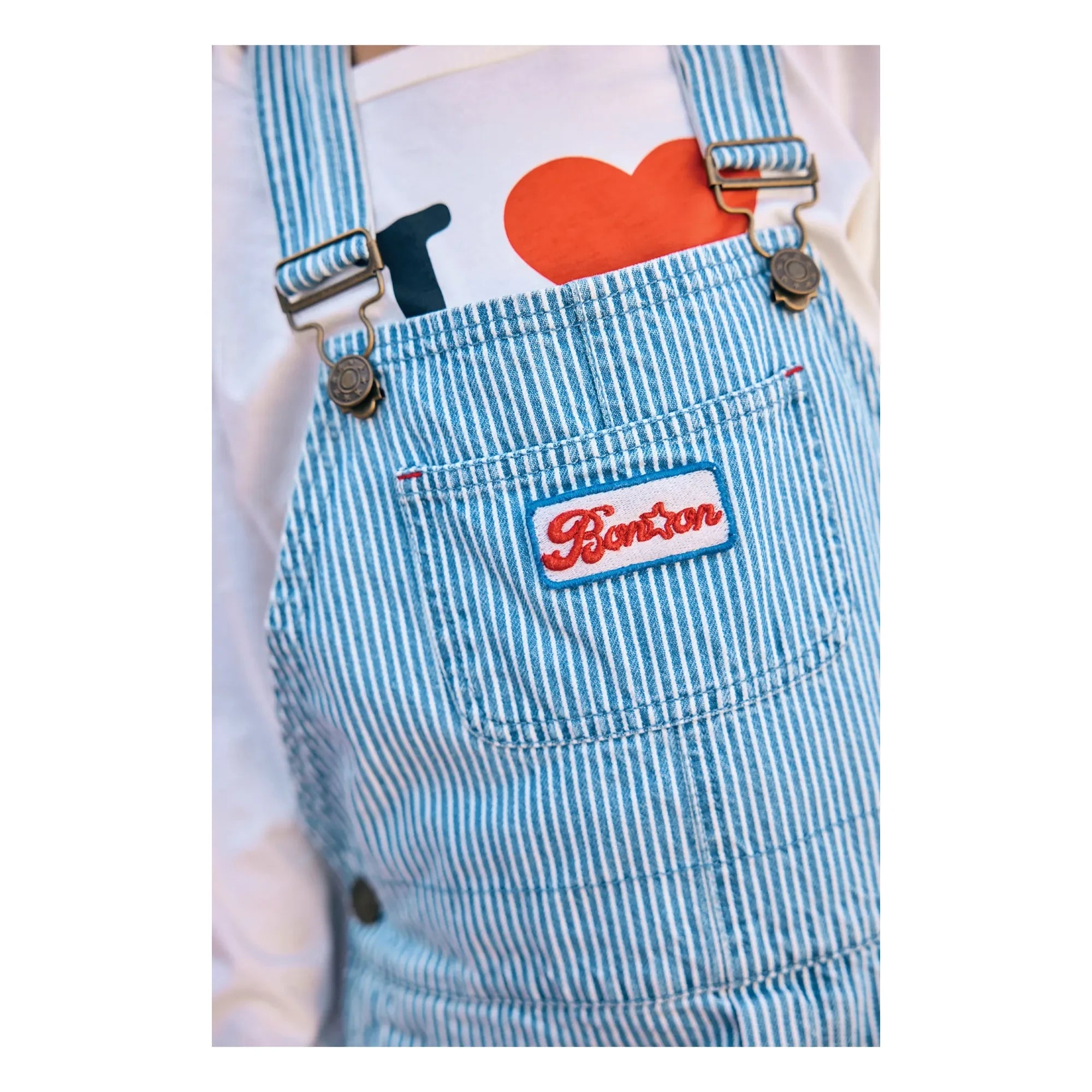 Bonton - Peto rayado Nope | Azul