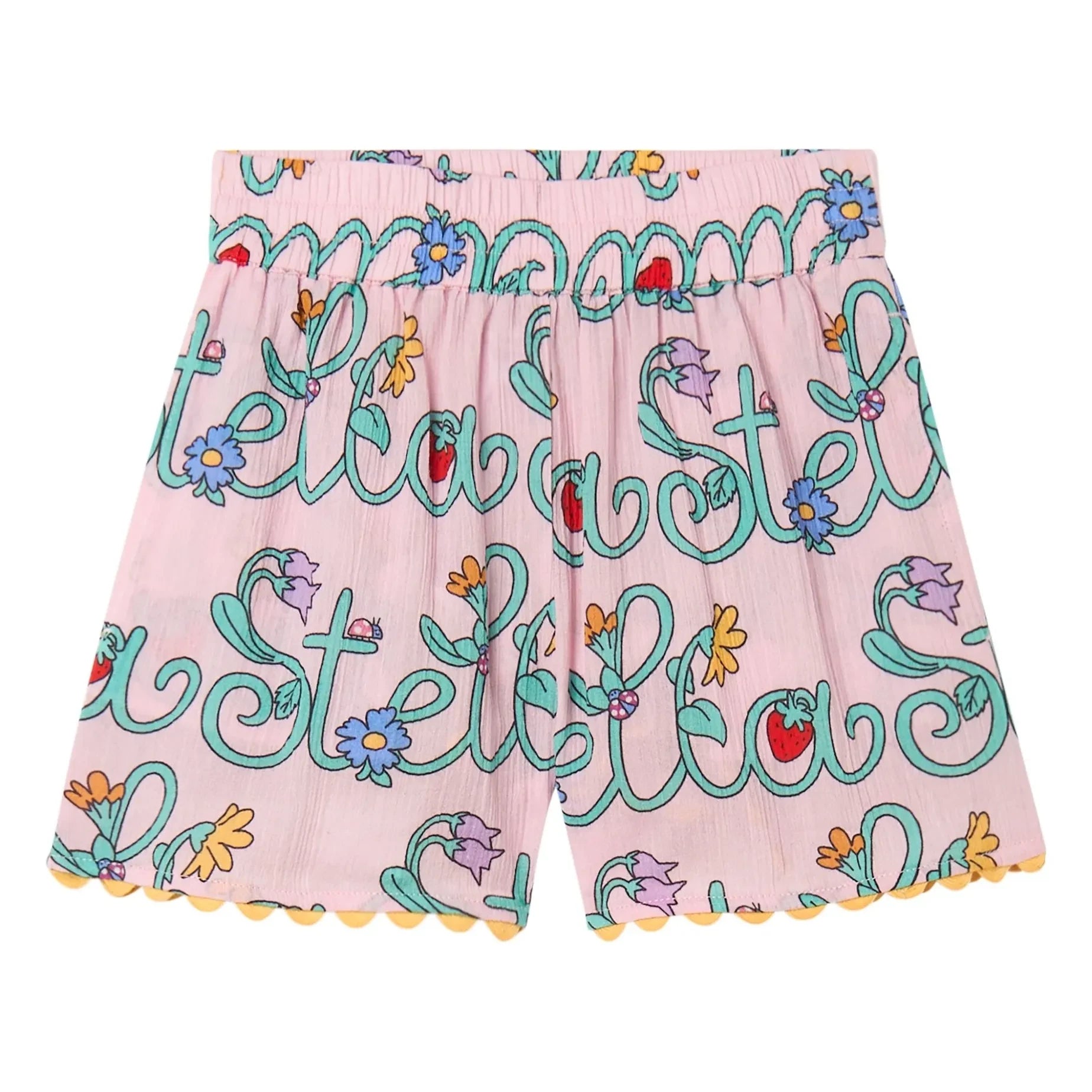 Stella McCartney Kids - Stella Pantalones Cortos de Algodón Orgánico | Rosa