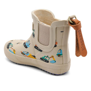 bisgaard - Botas de agua con estampado de camiones | Beige