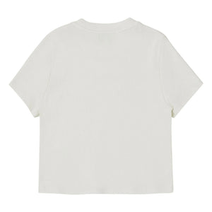 Main Story - Camiseta de algodón orgánico regular | Blanco