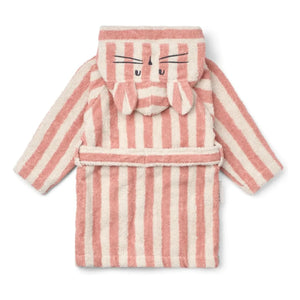 Liewood - Albornoz Lily | Coral rosa/crema