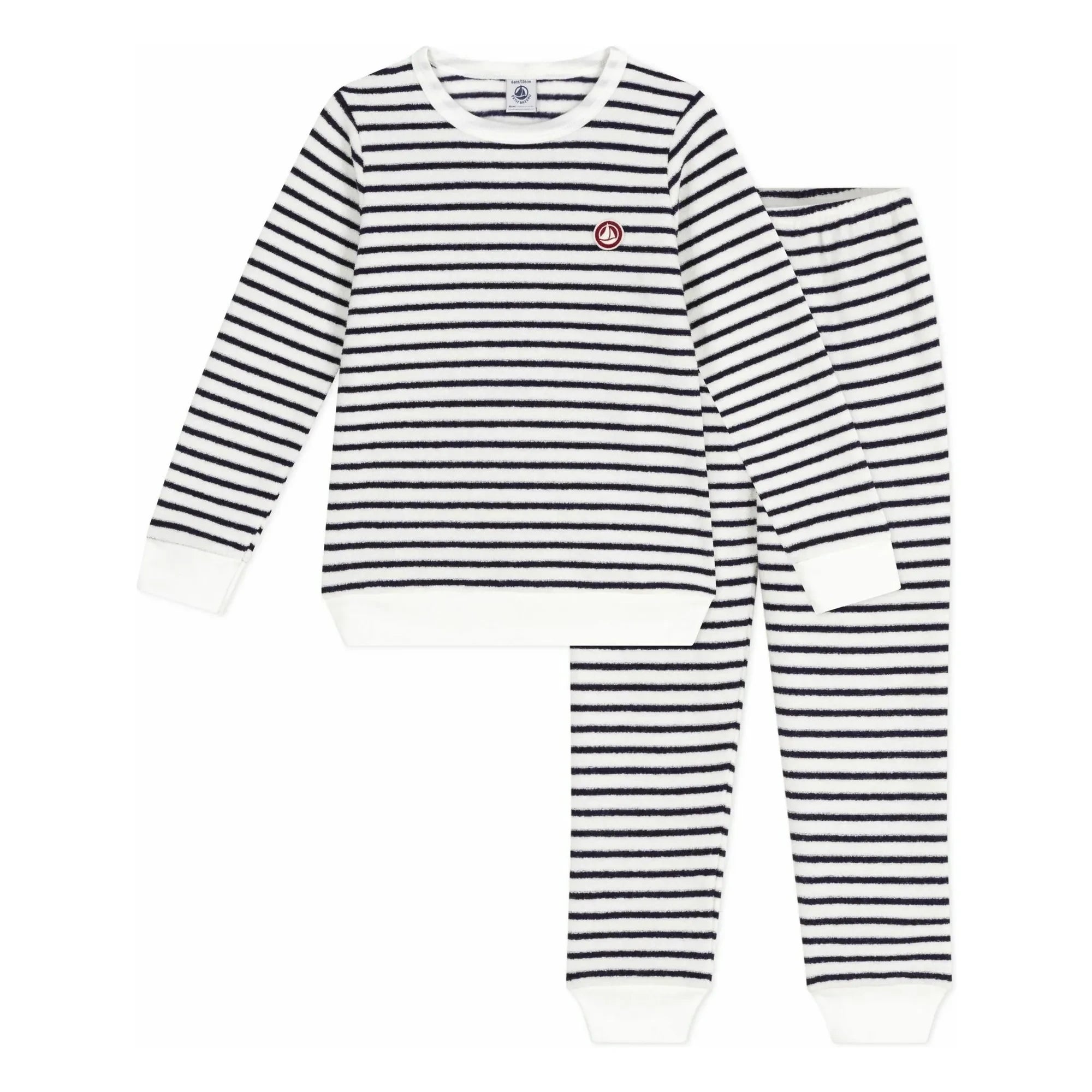 Petit Bateau - Pijama Sailor Havlu de modal | Azul marino