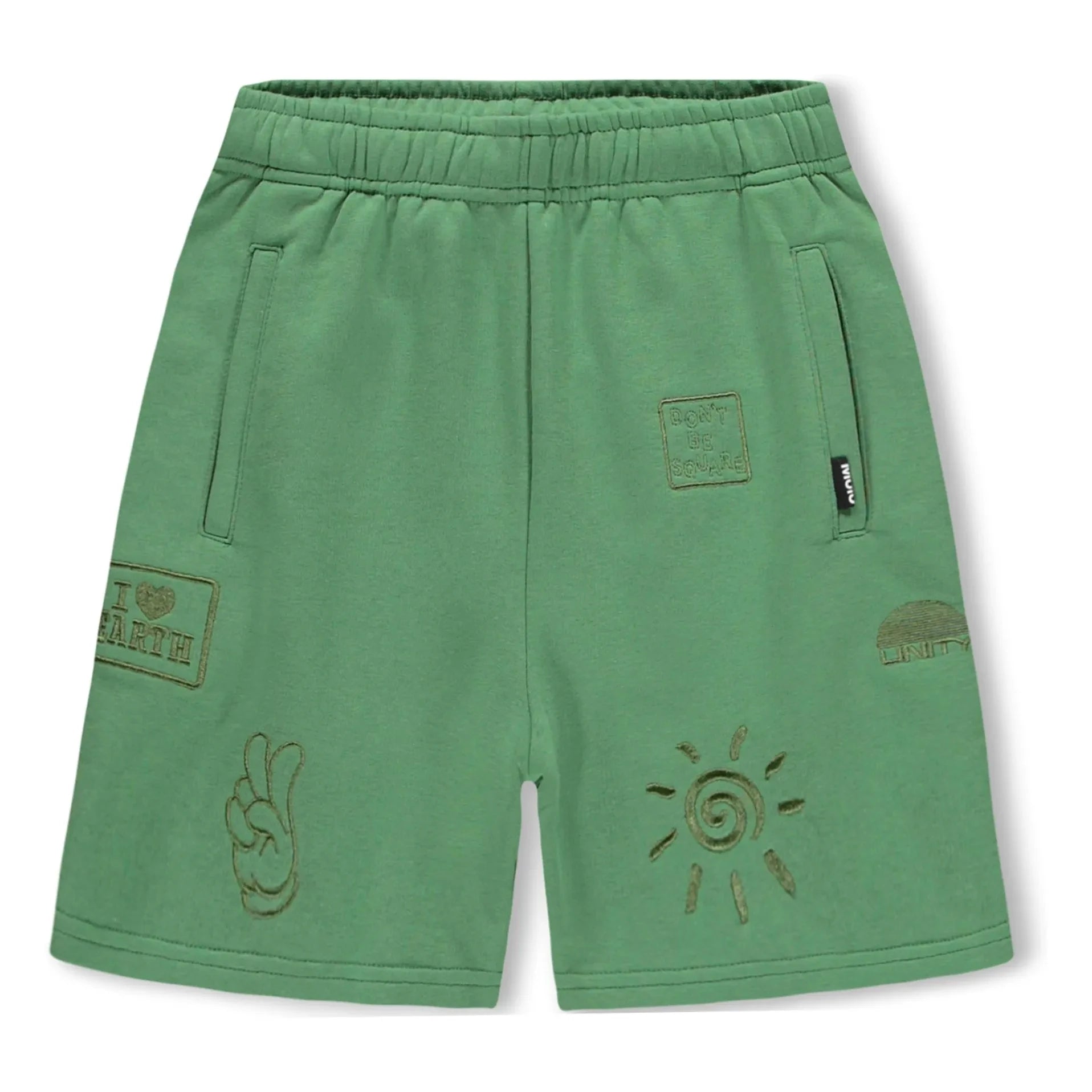 Molo - Pantalones cortos bordados Amil | Verde
