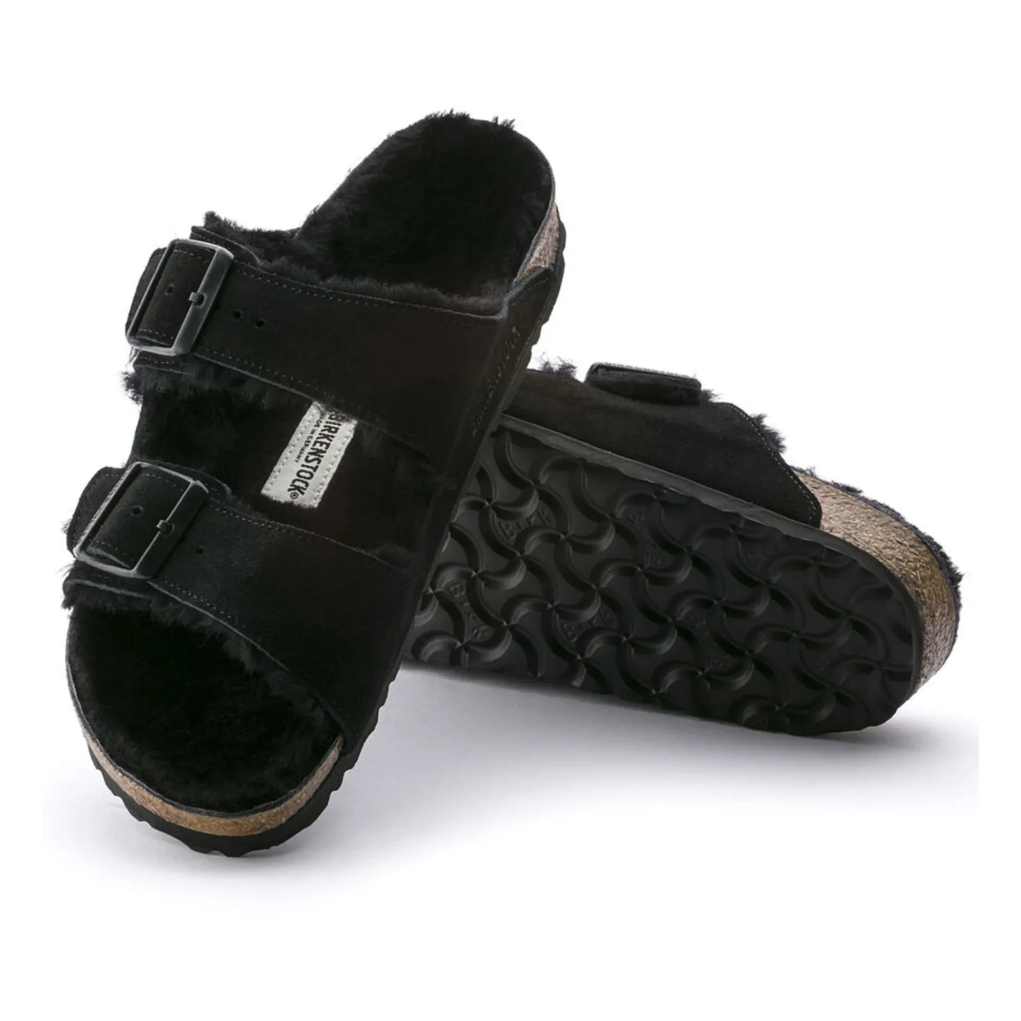 BIRKENSTOCK - Sandalias Arizona Shearling - Colección para adultos | Negro