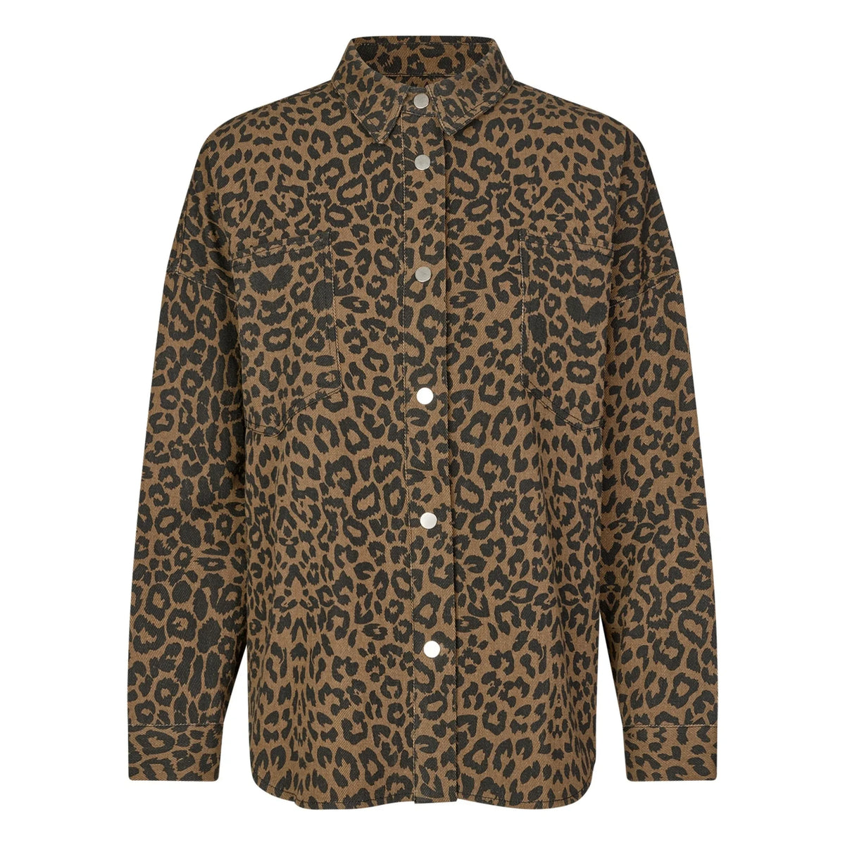 Lollys Laundry - Sobrecamisa Veida Leopardo | Marrón