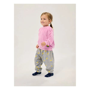 Bobo Choses - Jogger saucers Algodón Orgánico Bebé | Gris Jaspeado