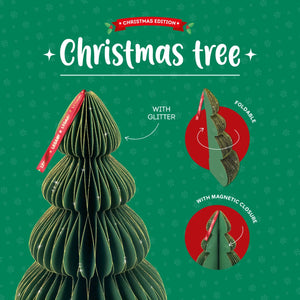 Legami - Decoración de Navidad en Panal - Árbol de Navidad