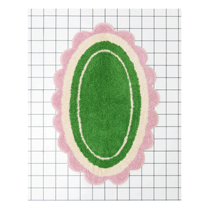 Tarta Gelatina - Alfombrilla de baño Carmen | Verde