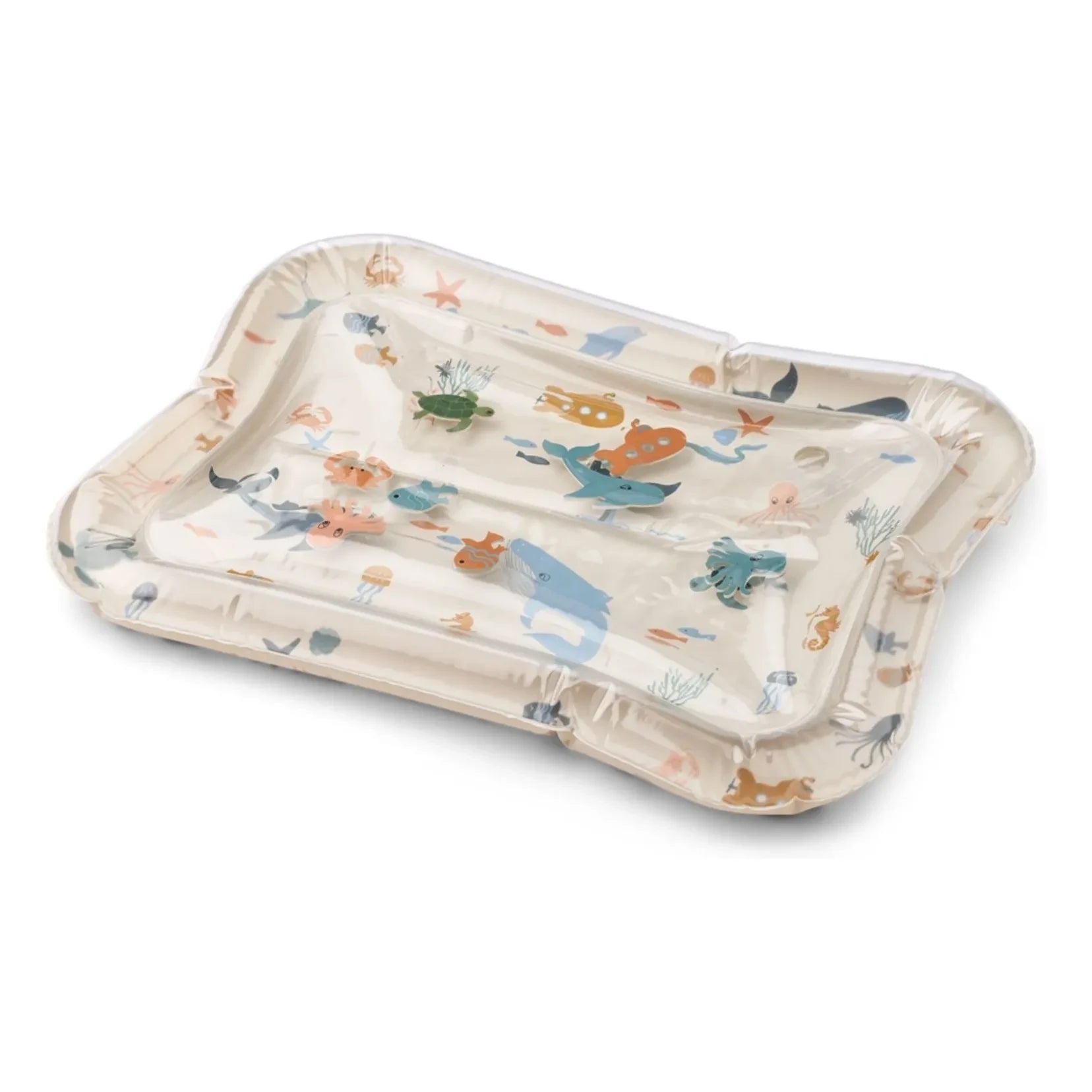 Liewood - Colchoneta hinchable de actividades Elin | Fauna marina/Arena