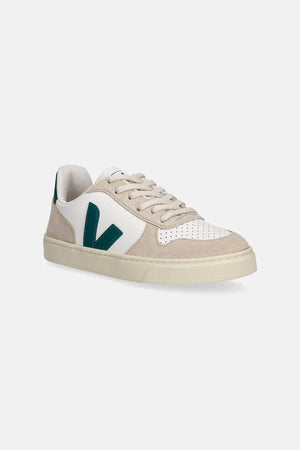 Zapatillas de piel para niños Veja Small V-10 Laces