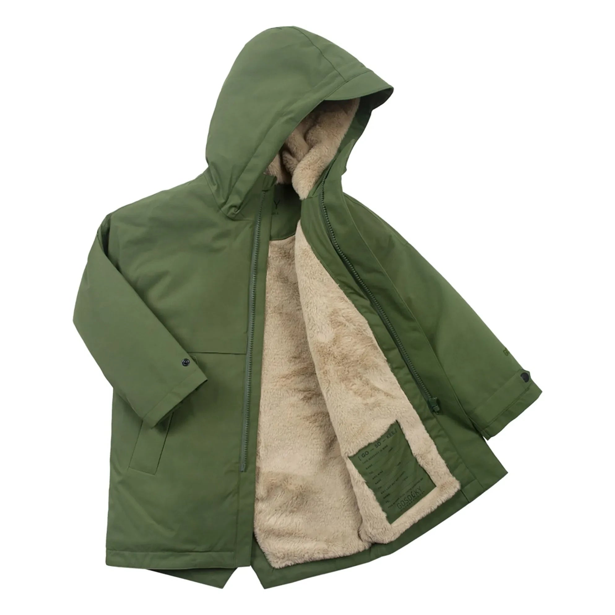 Gosoaky - Desert Fox parka impermeable | Caqui