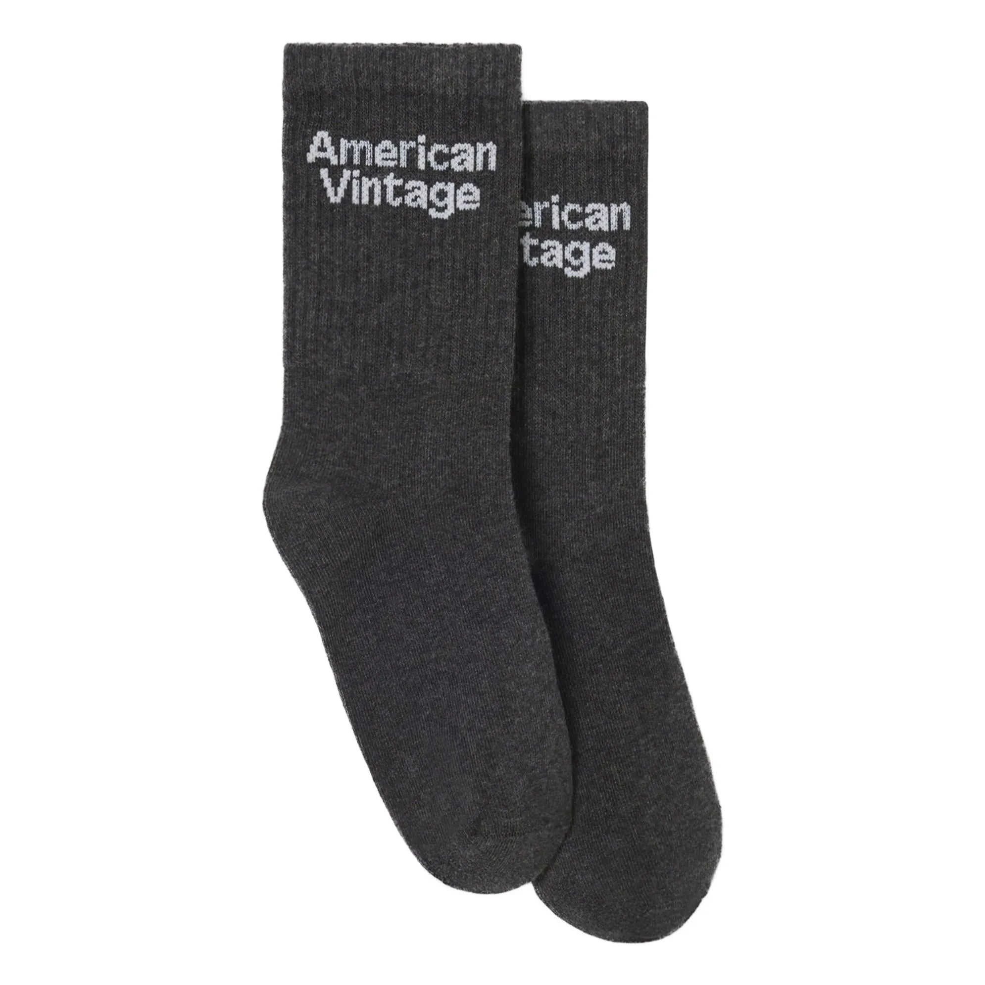 American Vintage - Calcetines Clypsun | Gris carbón jaspeado