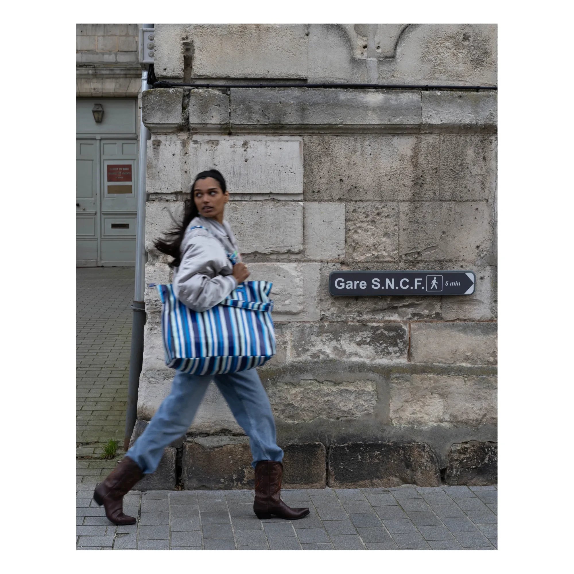 Kabas - Bolso maxi forrado | Azul