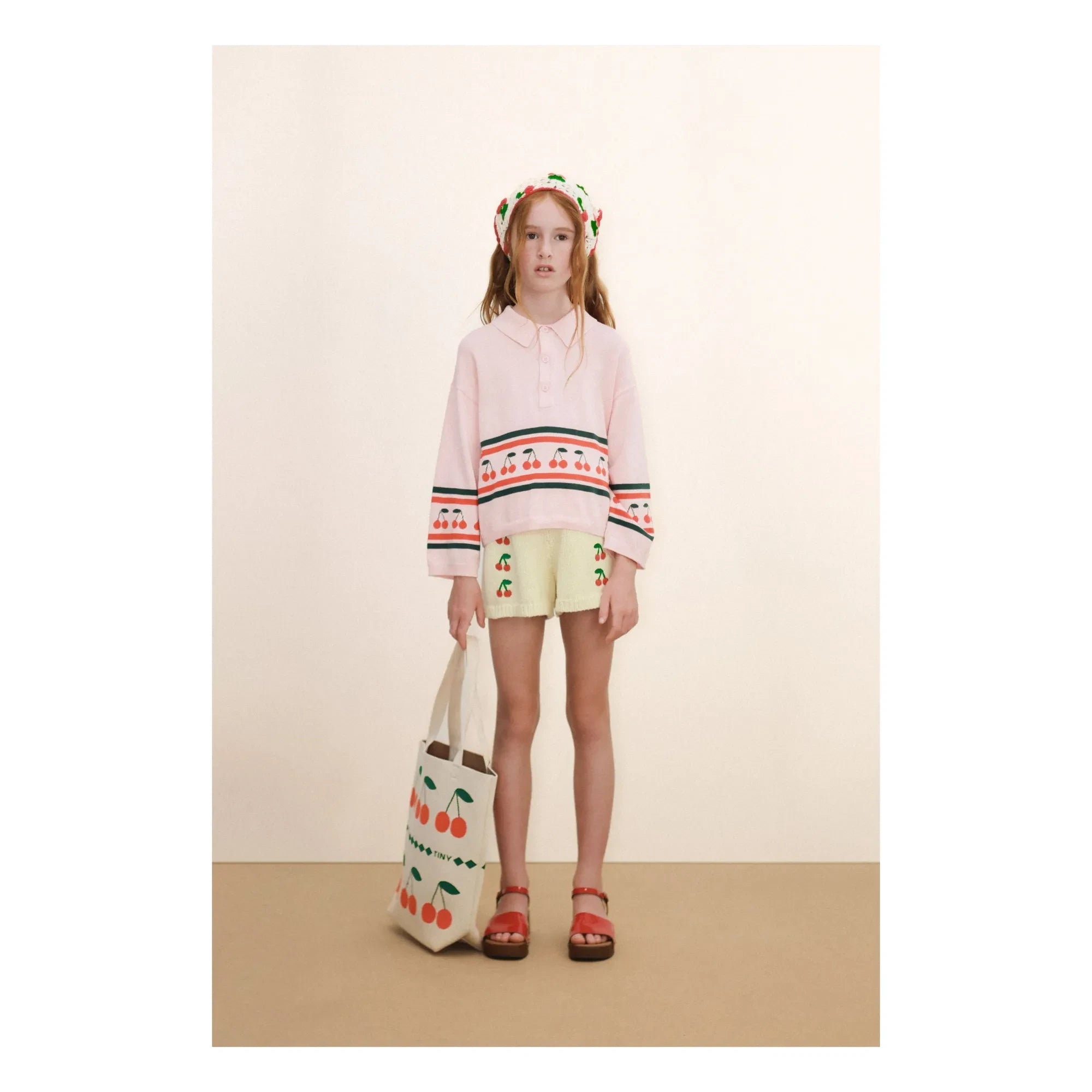 Tinycottons - Polo cereza de punto | Rosa