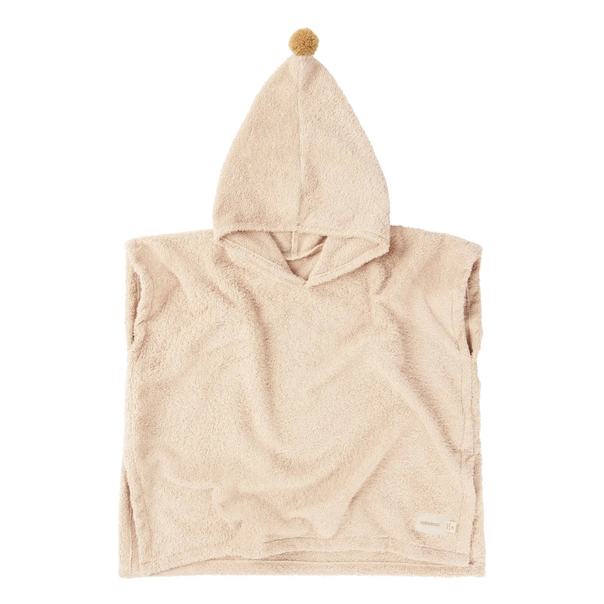 Nobodinoz - Poncho de baño So Cute | Latte