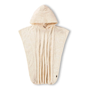 Molo - Poncho de baño con textura de palmeras | Crudo