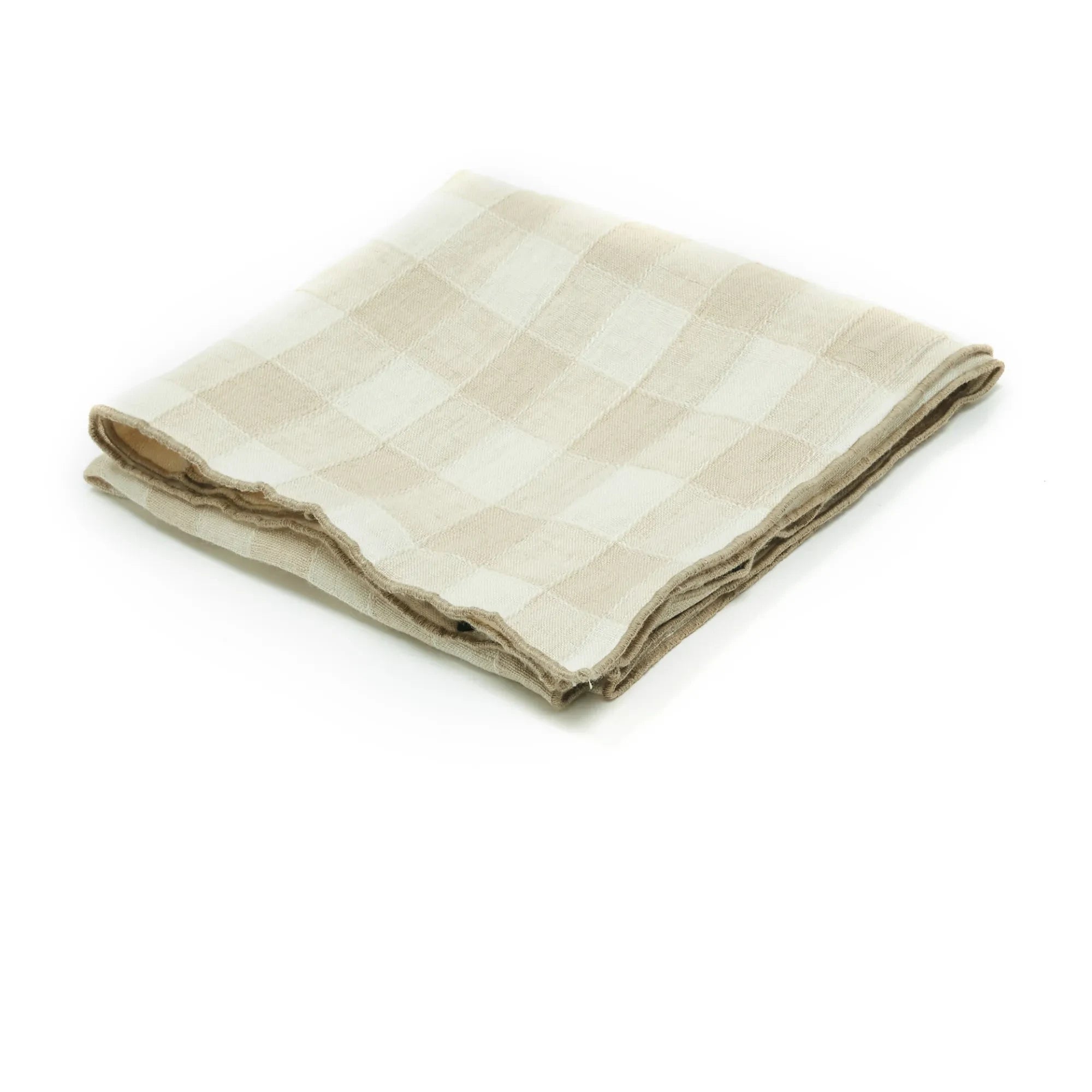 Maison de Vacances - Toalla de cocina de lino vintage Bourdon | Crema