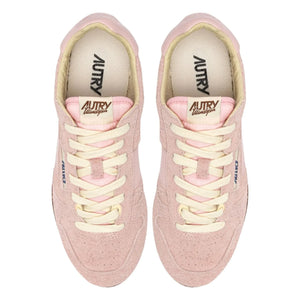 Autry - Zapatillas de baloncesto bajas Windspin de ante y piel | Rosa empolvado