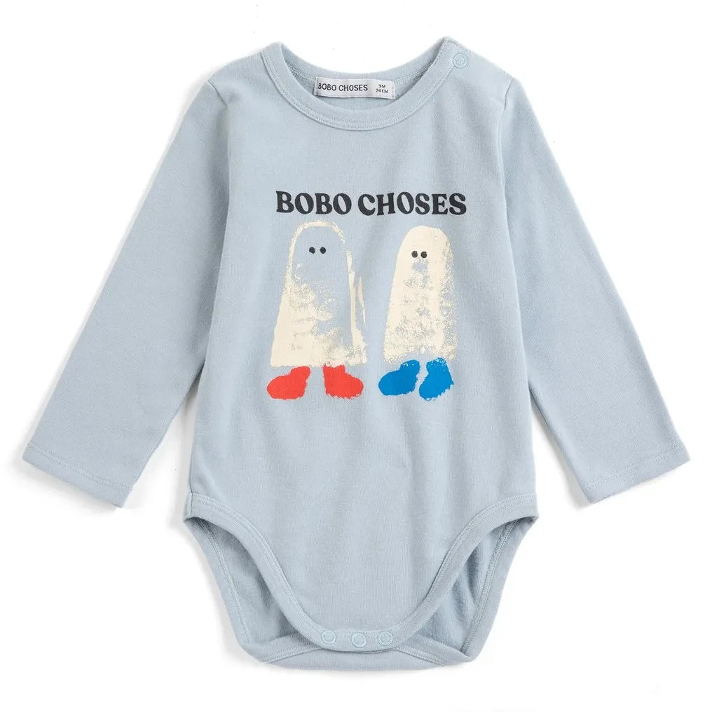 Bobo Choses - Body fantasma de algodón orgánico | Azul claro