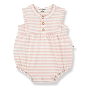 1+ in the family - Cinnia Mono de rayas | Beige rosa