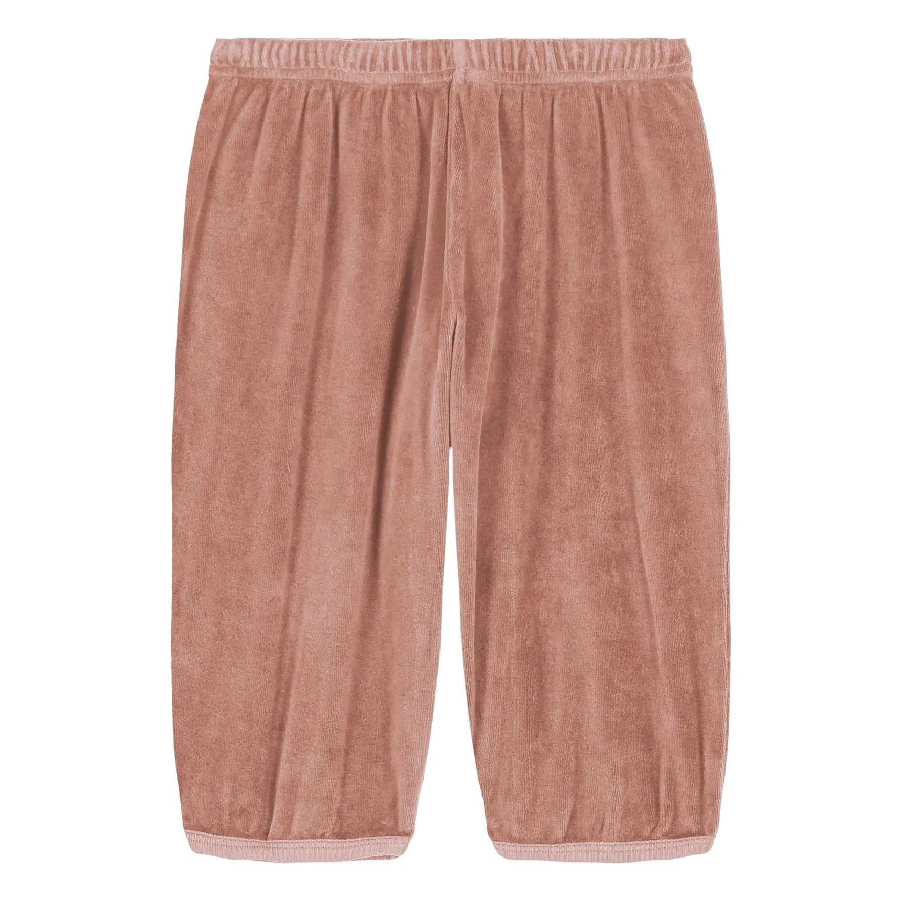 Studio Bohème - Pantalón de rizo de algodón orgánico Porgy | Rosa claro