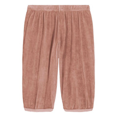 Studio Bohème - Pantalón de rizo de algodón orgánico Porgy | Rosa claro