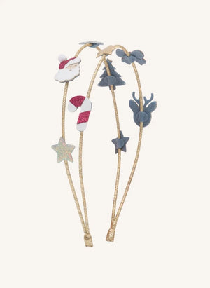 Mimi & Lula - Çift Noël saç bandı | Altın