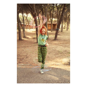 Sisters Department - Camiseta Alicia de Algodón con Hombreras | Verde