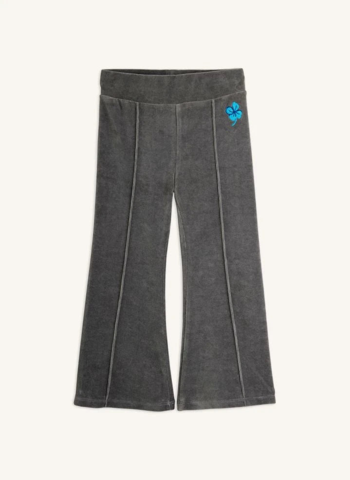 Mini Rodini - Joggers de algodón orgánico Clover | Gris